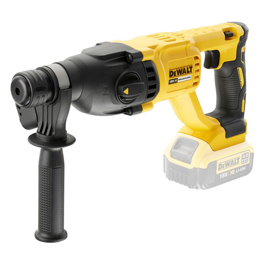 DEWALT DCH133NT - 18V XR BRUSHLESS SDS+ Cordless SDS plus Rotary Hammer Drill (Tool only, without battery and charger) - สว่านโรตารีไร้สาย Li-Ion 18V ระบบ SDS Plus Dewalt รุ่นDCH133NT (เครื่องเปล่า ไม่มีแบตเตอรี่ และแท่นชาร์จ)