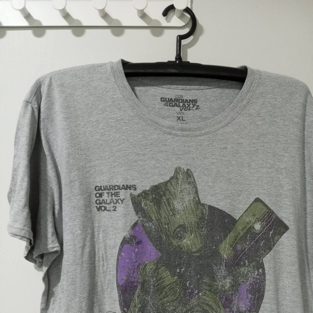 เสื้อยืดวินเทจ มือสอง T-Shirt Vingtage เสื้อฮีโร่การ์ตูน กรู๊ท Groot T-Shirt Vingtage งานป้าย Marvel มือสอง