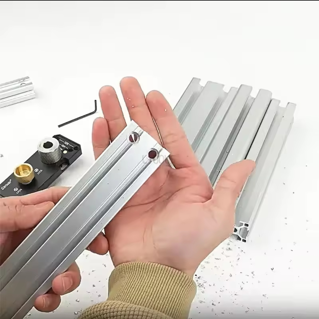 SIT TOOL - Ganwei GW2040 20/30/40 Series Aluminum Profile Drilling Jig L-Type or T-Type - จิ๊กเจาะรูอลูมินัมโปรไฟล์ขนาด 20/30/40มม สำหรับยึดโบล์ท รุ่น GW2040