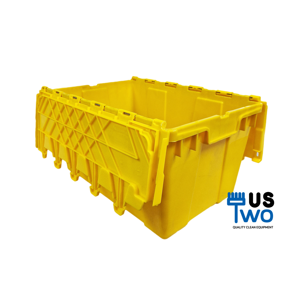 ลังพลาสติกทึบ ฝาพับคู่ 35 ลิตร