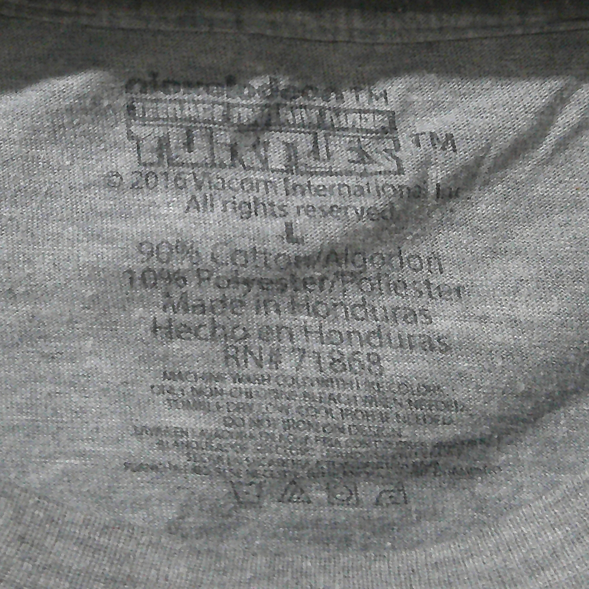 เสื้อยืดวินเทจมือสอง T-Shirt Vingtage ลายการ์ตูน เต่านินจา Teenage Mutant Ninja Turtles