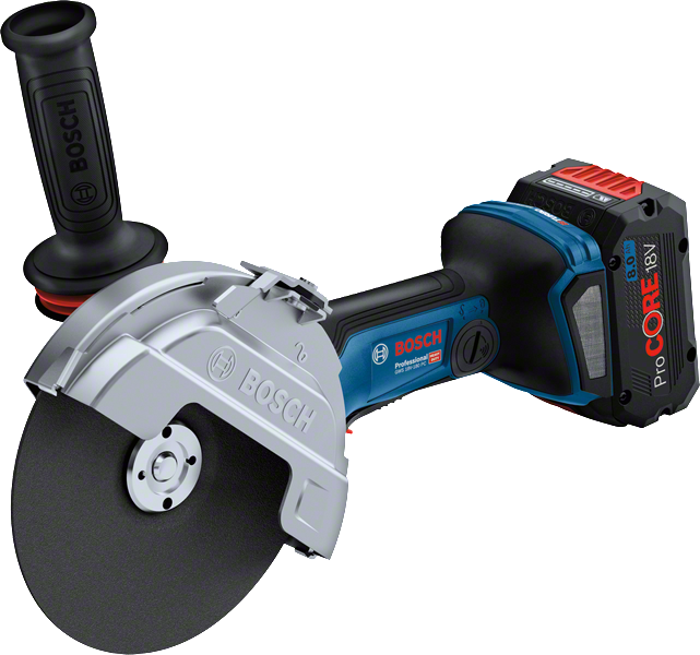 BOSCH GWS 18V-180 PC 180mm (7-inch) Cordless Angle Grinder BitTurbo - เครื่องเจียร 180มม (7 นิ้ว) ไร้สายมอเตอร์ไร้แปรงถ่าน BOSCH รุ่น GWS 18V-180 PC (เครื่องเปล่า ไม่มีแบตเตอรี่ ไม่มีแท่นชาร์จ) - 06019H6E01