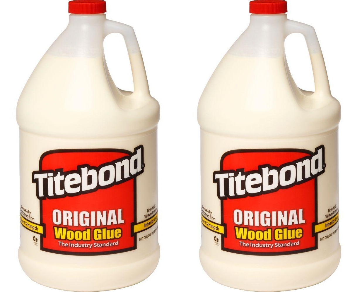 TITEBOND Original Wood Glue -1US Gl.x2 - กาวงานไม้ ขนาดบรรจุ 1 แกลลอน (3.8 ลิตร) x2 (Made in U.S.A)