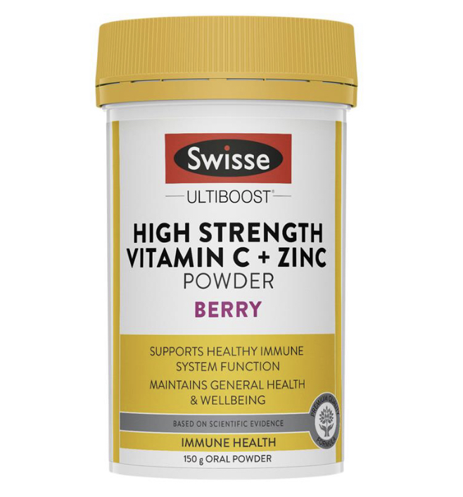Swisse Vitamin C + Zinc Powder Berry 150g