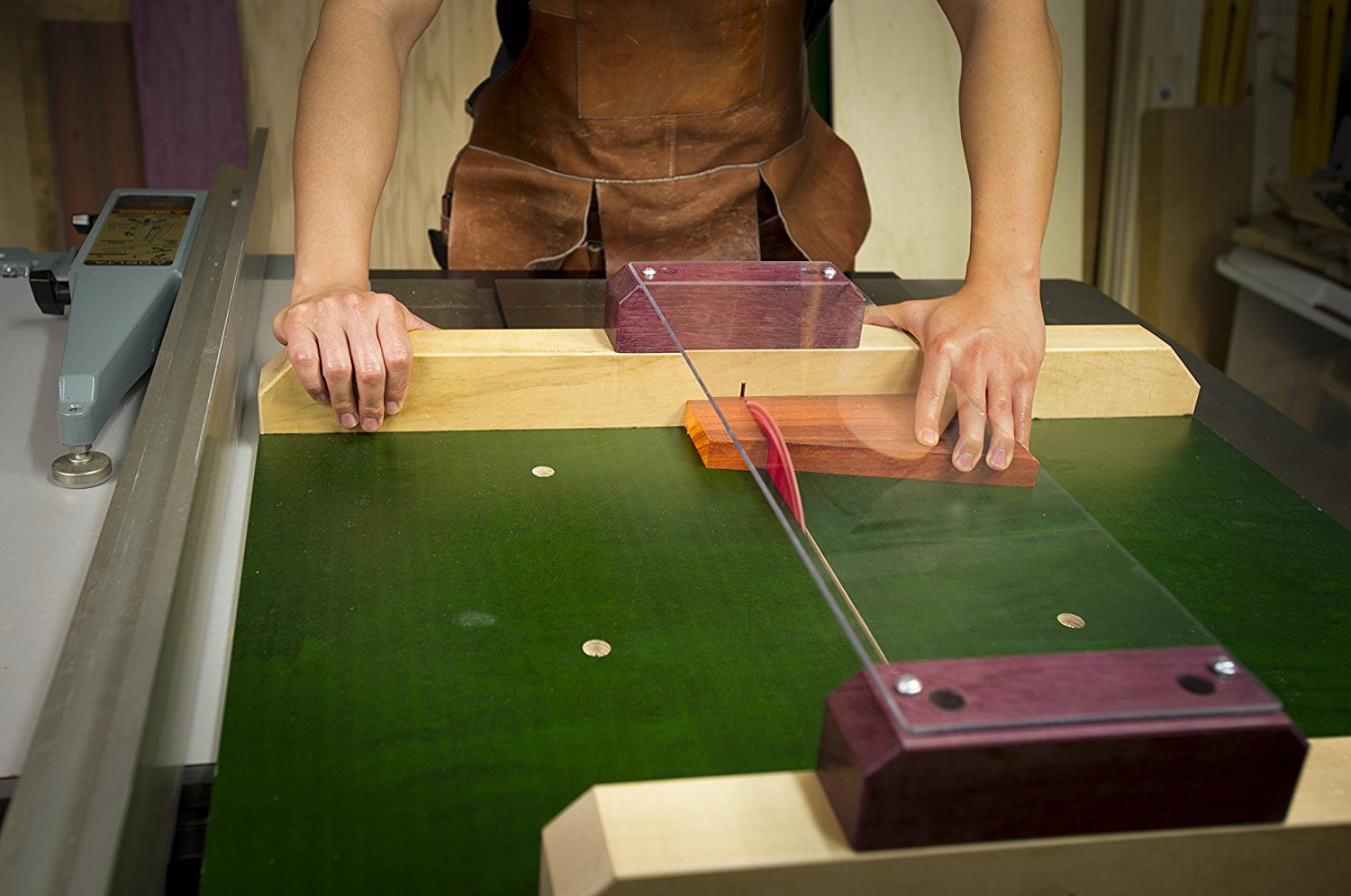 MICROJIG ZP9-B2S2 Double ZeroPlay Miter Guide Bars - แท่งสไลด์สำหรับใช้กับราง Miter ชนิดปรับได้ (แบบแพ๊คคู่) พร้อมตัวหยุดในราง (Stopper)