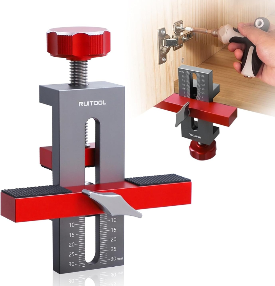 RUITOOL AM1-RL-254 Cabinet Door Installation Positioner - จิ๊กช่วยติดตั้งบานประตูตู้ RUITOOL รุ่น AM1-RL-254