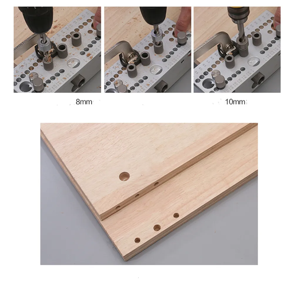 Wnew Doweling Jig, Cam Fitting Drill Guide Jig and Multi Row Puncher JIig - จิ๊กเจาะเดือยกลม จิ๊กเจาะเกือกม้า และเจาะฝังเดือยเหล็กยึดเกือกม้า และรางนำจาะเดือยกลม (สินค้าสั่งซื้อล่วงหน้า Pre-Order)
