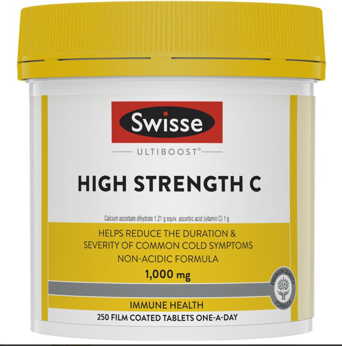 Swisse High Strength Vitamin C 1000mg 250 เม็ด Exclusive Size