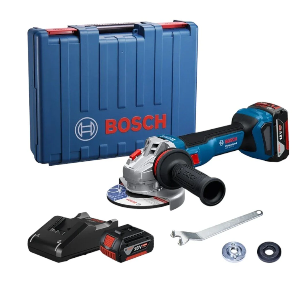 BOSCH GWS 18V-8 Cordless Angle Grinder - เครื่องเจียรไร้สายมอเตอร์ไร้แปรงถ่านขนาด 125มม. บ๊อช รุ่น GWS 18V-8