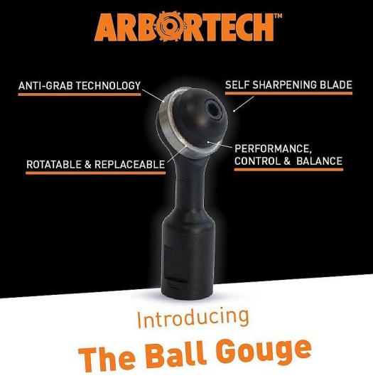 ARBORTECH B0752TXPKD Ball Gouge 30mm Spherical Shaped Milling Ball - หัวบอลขุดไม้ชนิดลับใบเองอัตโนมัติ Arbortech รุ่น B0752TXPKD (สินค้าสั่งซื้อล่วงหน้า Pre-Order)