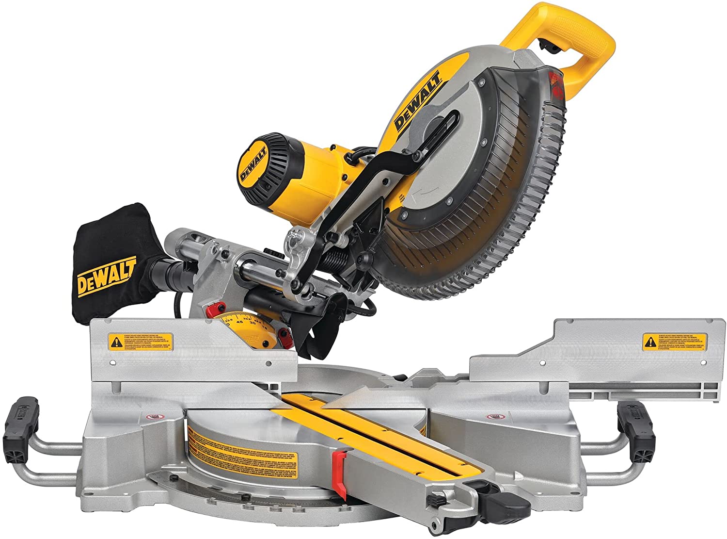 DEWALT DWS780 12-Inch Sliding Compound Miter Saw, Double Bevel - เลื่อยตัดองศาสไลด์ 12" เอียงตัดได้สองข้าง Dewalt รุ่น DWS780