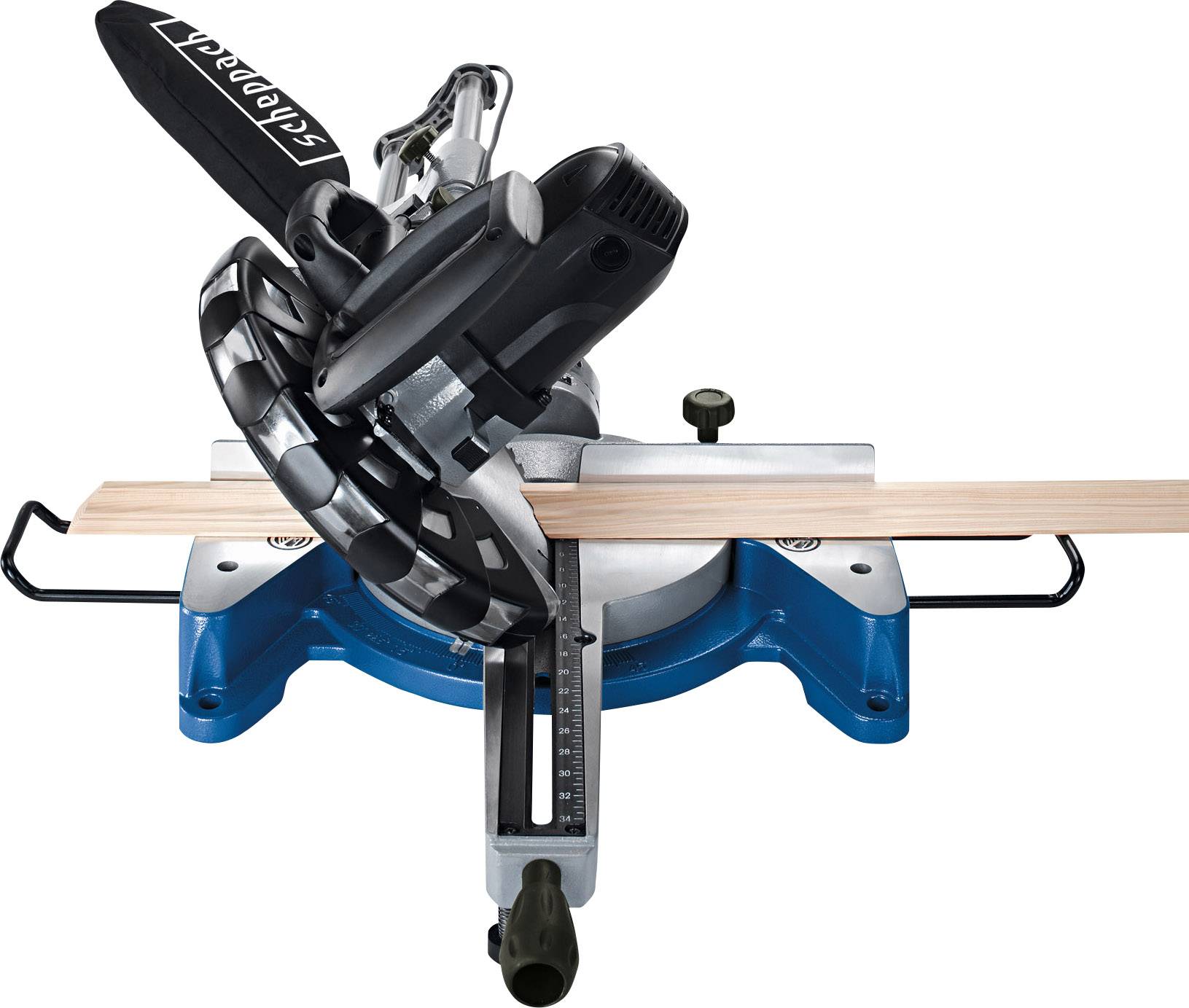 SCHEPPACH HM100LXU 10-Inch/ 260mm Compound Mitre Saw - เลื่อยตัดองศาสไลด์ 10" พร้อมเลเซอร์ช่วยเล็งตัด SCHEPPECH รุ่น HM100LXU - 5901202901