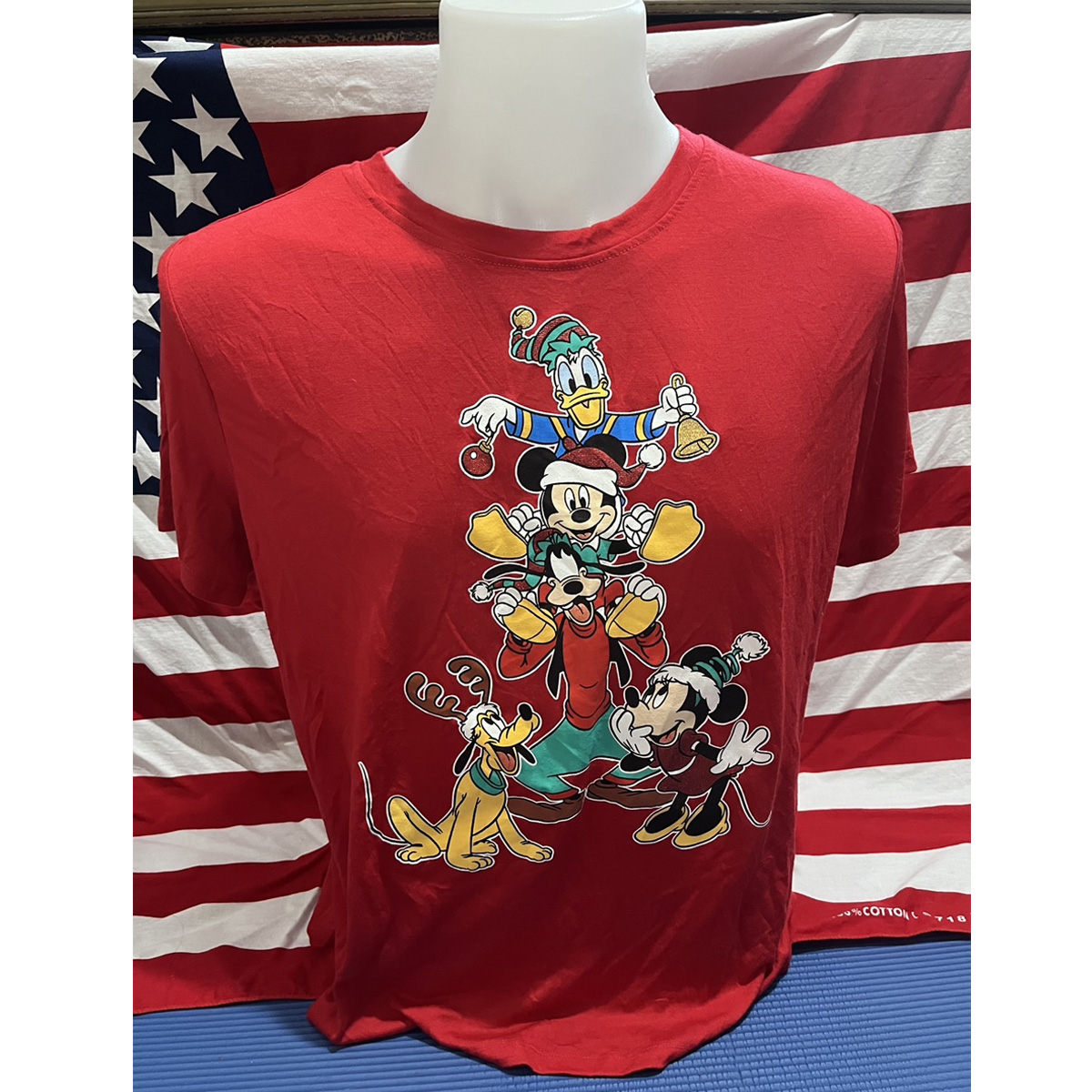 เสื้อยืดวินเทจมือสอง Vintage T-Shirt เสื้อยืดมิกกี้เมาส์ วินเทจ Mickey Mouse งานป้าย Disney