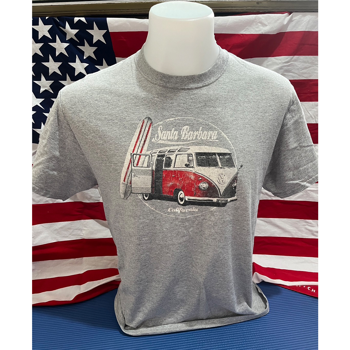 เสื้อยืดวินเทจมือสอง T-Shirt Vingtage ลายรถตู้คลาสสิค VOLKSWAGEN (โฟล์คสวาเกน)