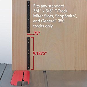 MICROJIG ZP9-B1 Single ZeroPlay Miter Guide Bar - แท่งสได์สำหรับใช้กับราง Miter ชนิดปรับได้