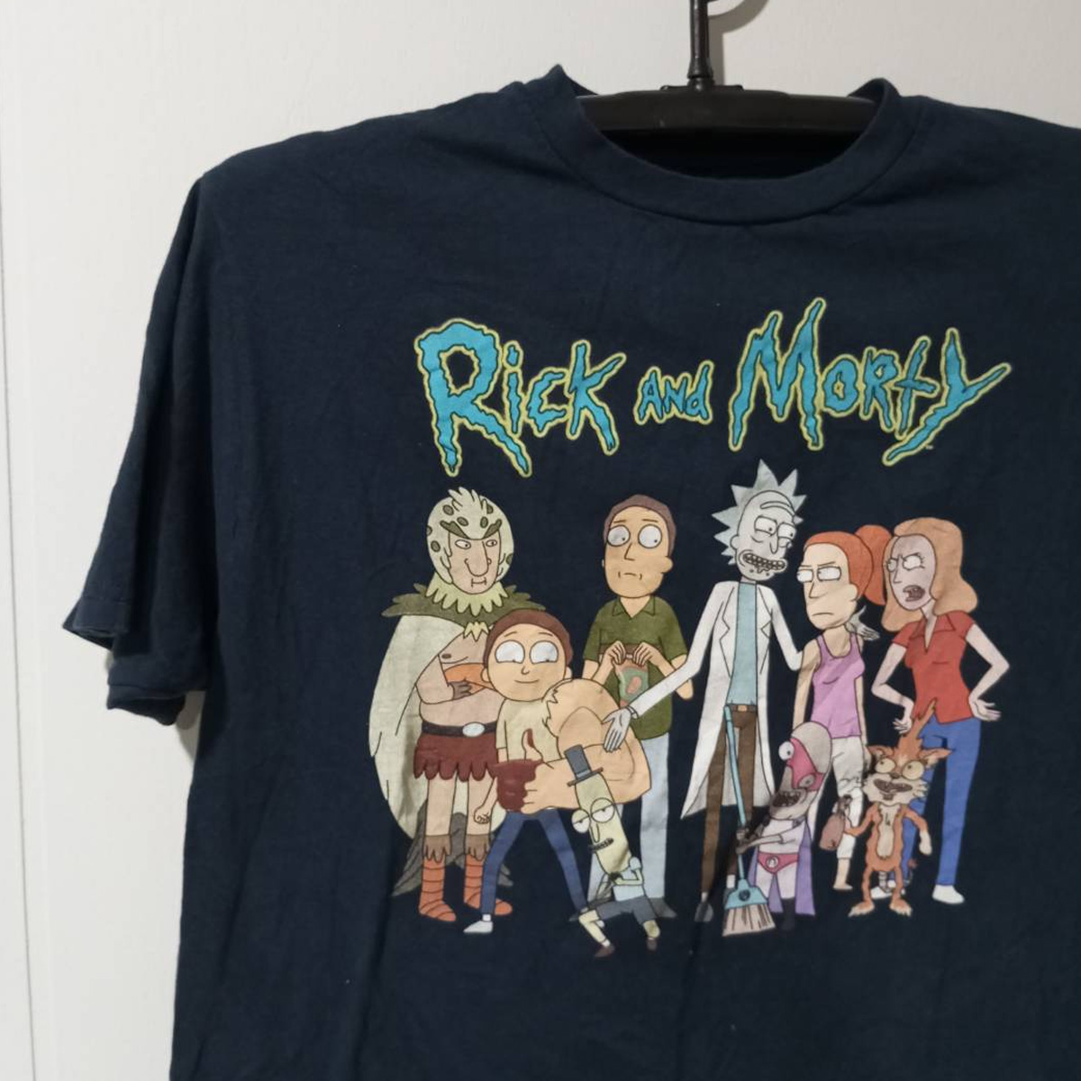 เสื้อยืดวินเทจ มือสอง T-Shirt Vingtage Rick And Morty ริค แอนด์ มอร์ตี้ มือสอง