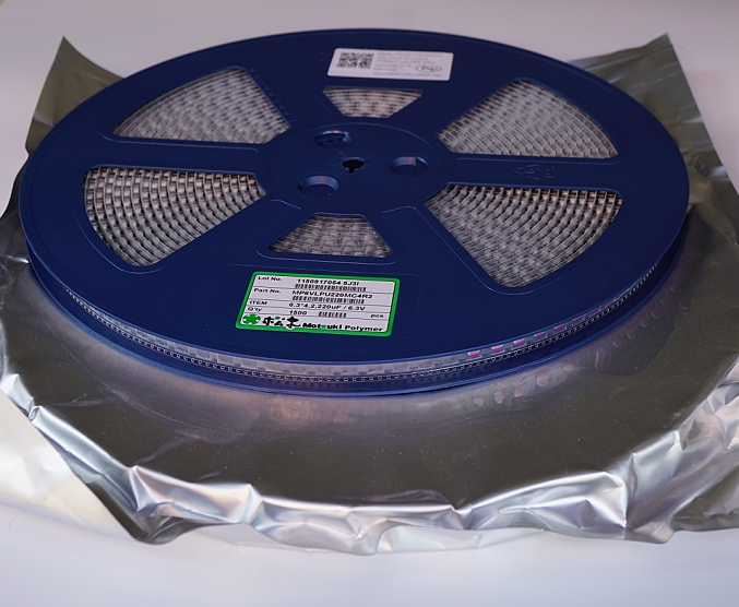 C กระป๋อง pine Solid SMD capacitor 220uf 6.3v ขนาด 6.3x4.2