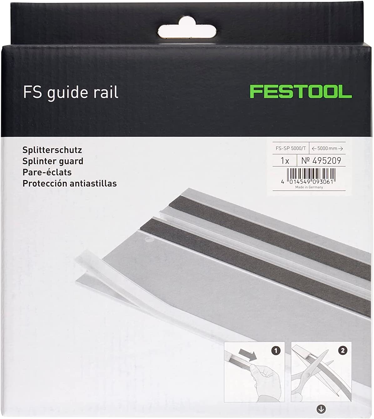 FESTOOL FS-SP 5000/T Sprint Guard - อะไหล่แถบยางกดไม้ ป้องกันไม่ฉีกสำหรับติดราง Festool รุ่น FS-SP 5000/T