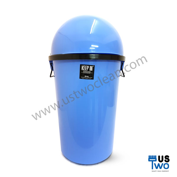 ถังขยะทรงกลม ฝาโดม 75 ลิตร
