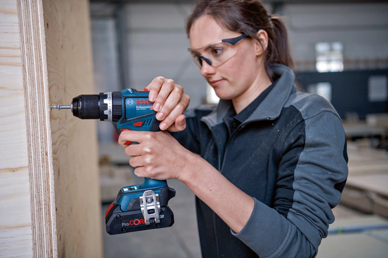 BOSCH GSB 18V-90 C Cordless Drill and Driver (Tool only, without battery and charger) - สว่านไขควงกระแทกไร้สาย LI-Ion 18V รุ่น GSB 18V-90 C (ไม่มีแบตเตอรี่ ไม่มีแท่นชาร์จ) - 06019K61L0