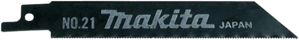 MAKITA 792146-3 Recipro Saw Blade No.21 (Pack of 5) - ใบเลื่อยชัก ตัดเหล็ก 120 มม. No.21 (แพ็คละ 5 ใบ) - 792146-3