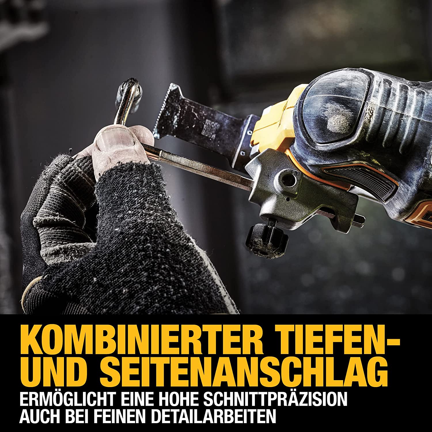 DEWALT DCS356NT-XJ Oscillating Cordless Multi-Tool Brushless 29 Pieces Accessories (Tool only, without battery and Charger) - เครื่องมืออเนกประสงค์ ใช้แบตเตอรี่ 18 โวล์ท พร้อมอุปกรณ์เสริม ดีวอล์ท รุ่น DCS356NT-XJ (ตัวเปล่า ไม่มีแบตเตอรี่ ไม่มีแท่นชาร์จ)