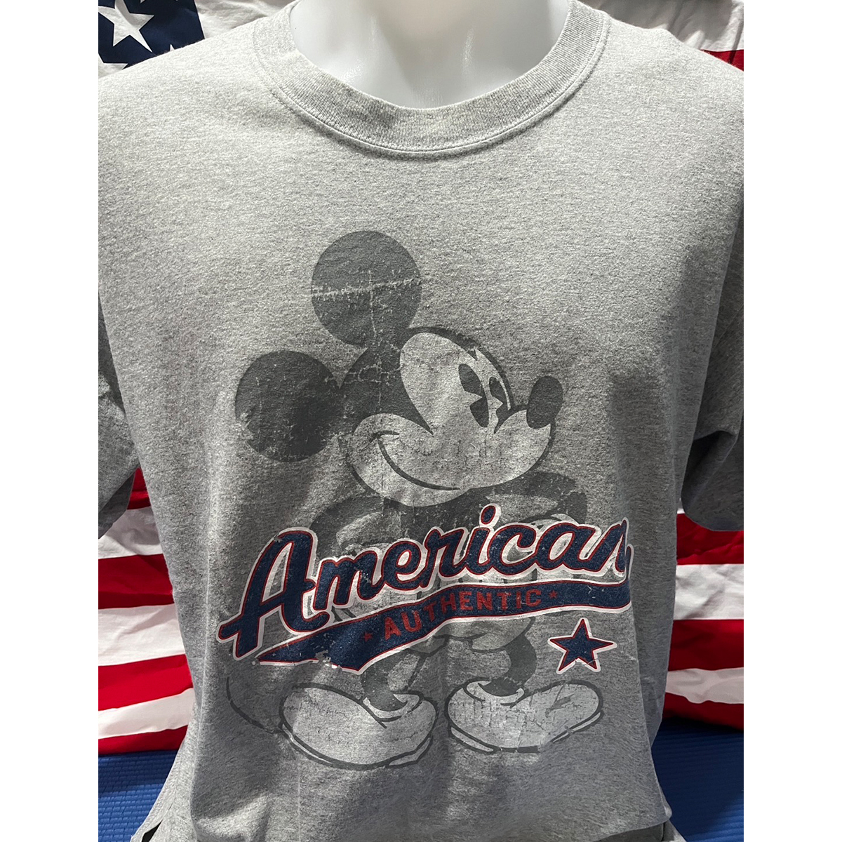 เสื้อยืดวินเทจมือสอง Vintage T-Shirt เสื้อยืดมิกกี้เมาส์ วินเทจ Mickey Mouse งานป้าย Disney