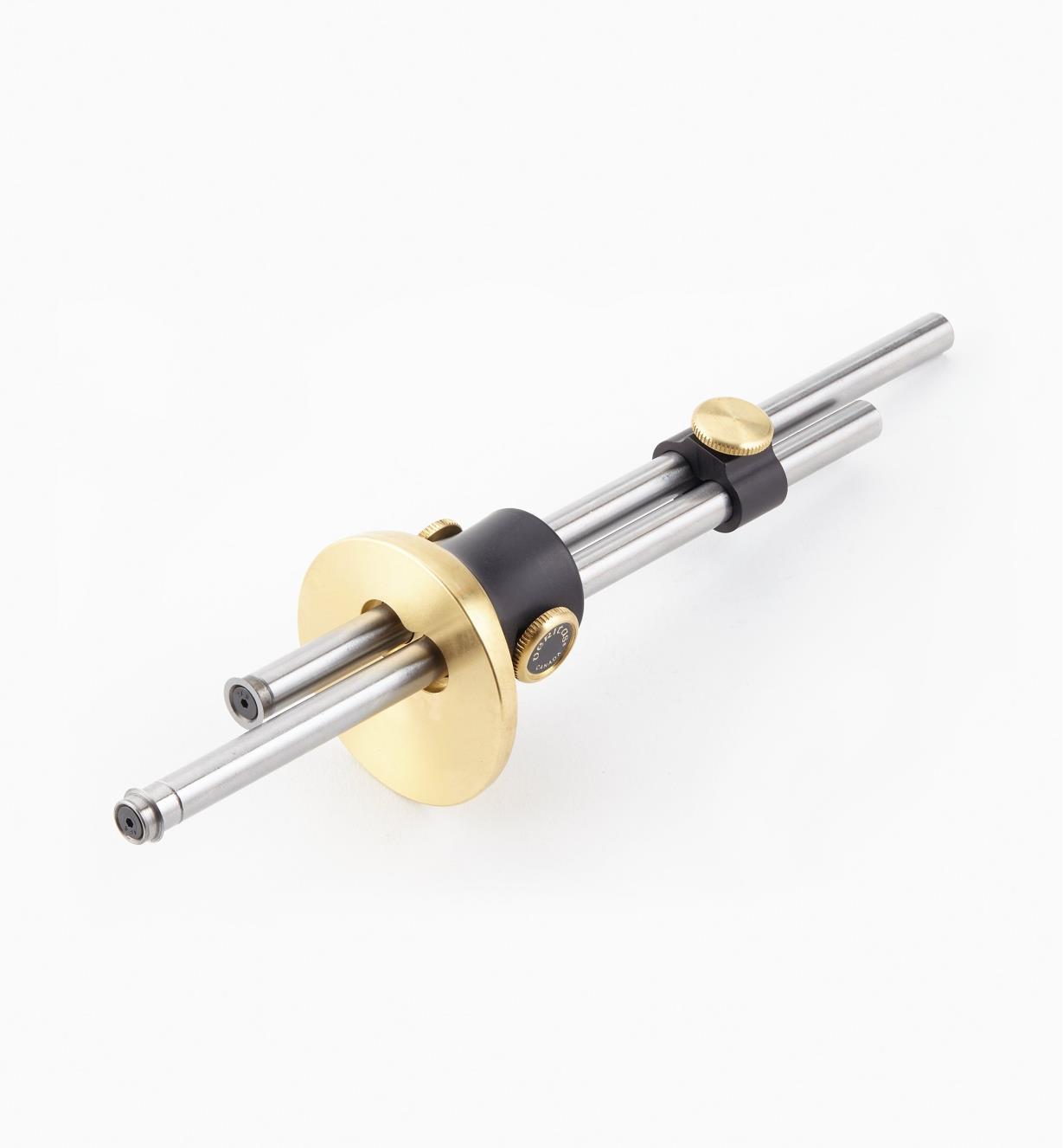 VERITAS 05N7010 Dual Marking Gauge and Shaft Clamp- ขอขีดไม้ใบมีดล้อกลมแบบ 2 แกนพร้อมแคล้มป์ - 05N7010