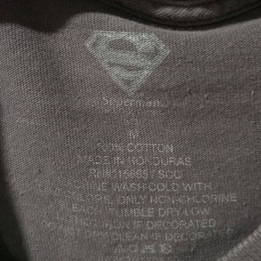 เสื้อยืดวินเทจ T-Shirt Vingtage Super man ซูเปอร์แมน มือสอง
