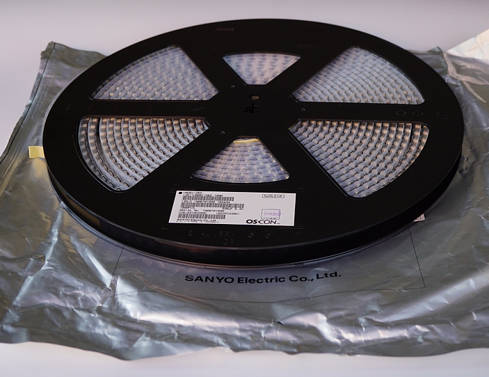 C กระป๋อง SANYO solid SMD capacitor 330uf 6.3v ขนาด 6.3x5.9