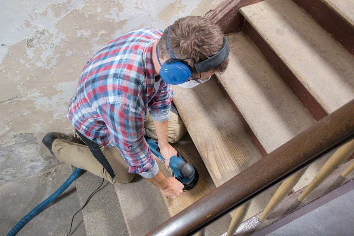 BOSCH GET 75-150 RANDOM ORBIT SANDER - เครื่องขัดกระดาษทรายกลมระบบลูกเบี้ยว 150 มม (6 นิ้ว) - 0601257101