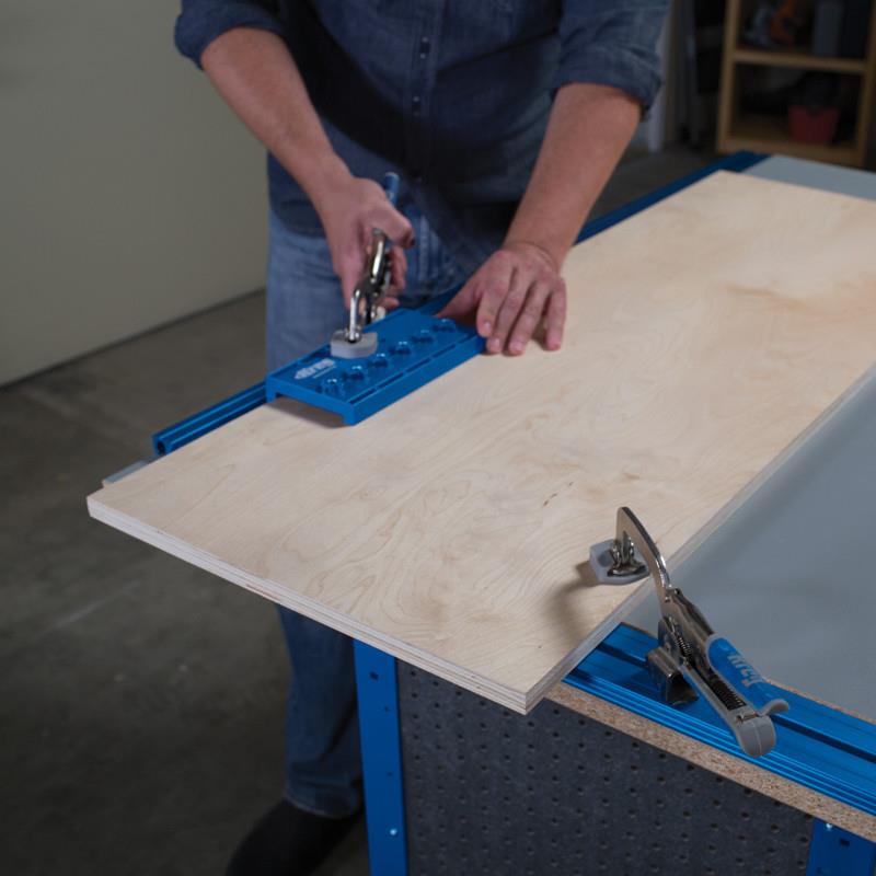 KREG Universal Clamp Trak Kits เป็นชุดคิทรางสำหรับทำโต๊ะแคล้มป์เอง