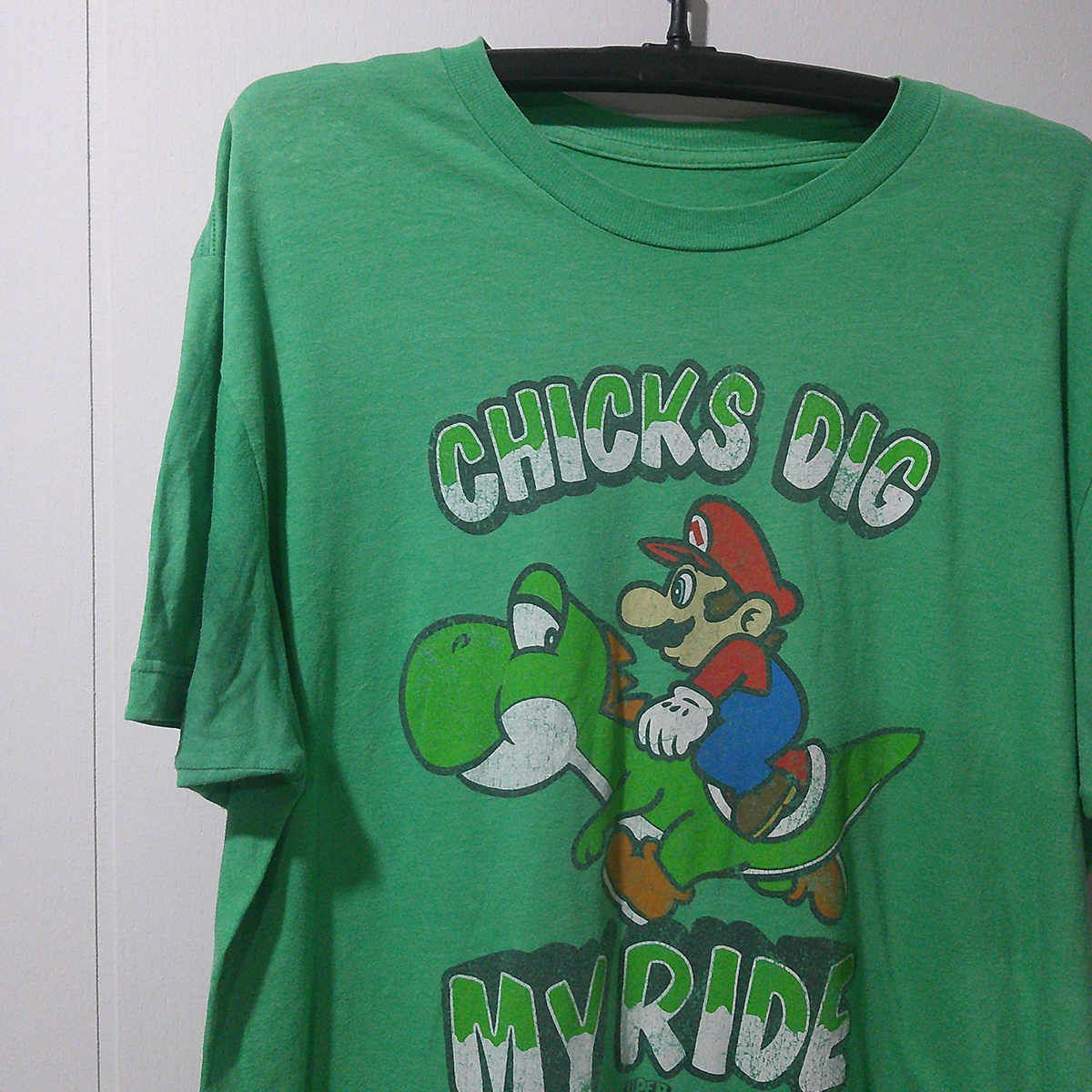 เสื้อยืดมือสอง ลายการ์ตูน ซูเปอร์มาริโอ้ Super Mario