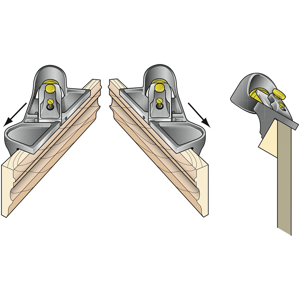 Veritas Iron-Edge Trimming Plane with A2 Blade (Right Hand) - กบเก็บขอบพร้อมใบกบ A2 (ไสมือขวา) Made in Canada