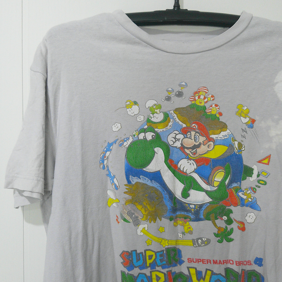 เสื้อยืดมือสอง ลายการ์ตูน ซูเปอร์มาริโอ้ Super Mario