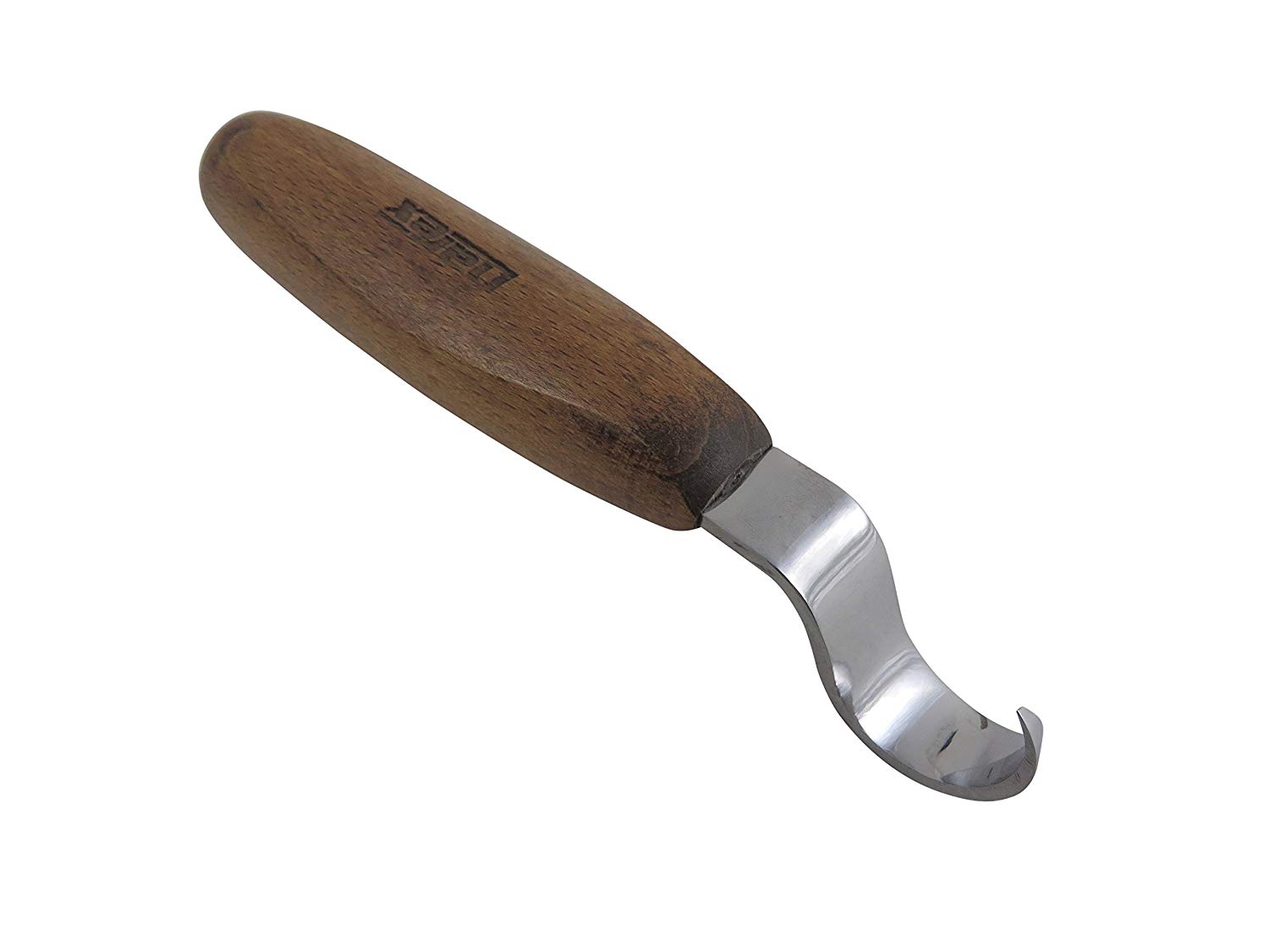 NAREX 899501 Set of carving knives for spoon making WOOD LINE PROFI in leather tool roll ชุดมีดแกะสลักสำหรับทำช้อนไม้ ถ้วยไม้ มาพร้อมซองหนังม้วน (Made in Czech Republic)