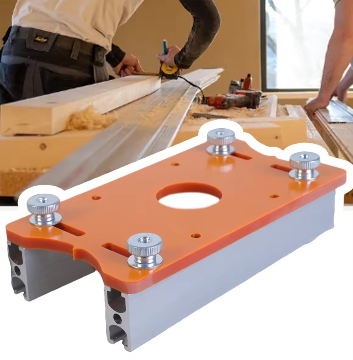 SIT TOOL SIT-JIG065 2-In-1 Loose Tenon or Invisible Fasteners Bracket For 65mm Trimmer - ชุดช่วยเจาะ/ฝังตัวแขวนแบบซ่อน หรือเจาะเดือย
