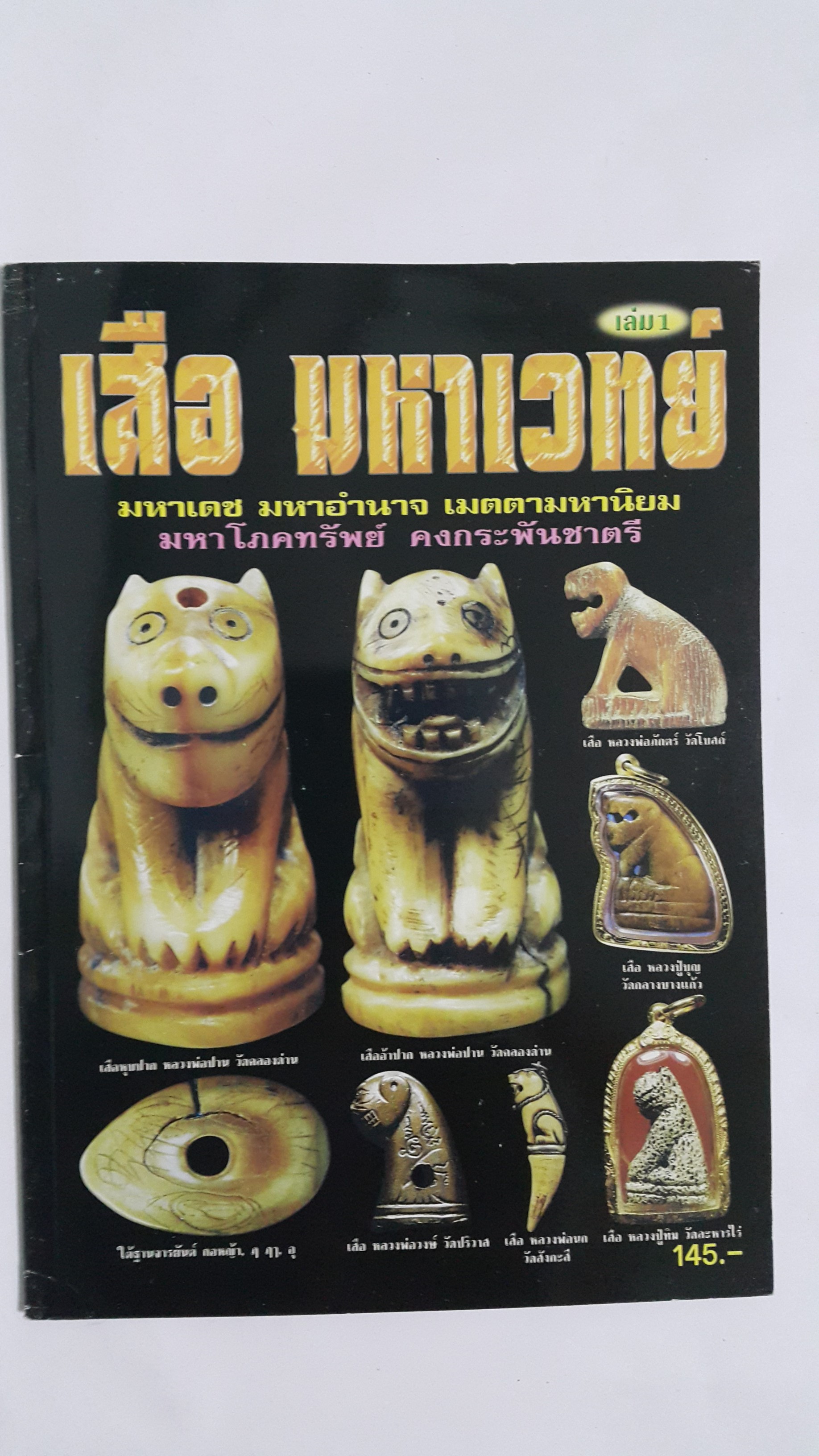 หนังสือ เสือ มหาเวทย์ มหาเดช มหาอำนาจ เมตตามหานิยม มหาโภคทรัพย์ คงกระพันชาตรี เล่ม1
