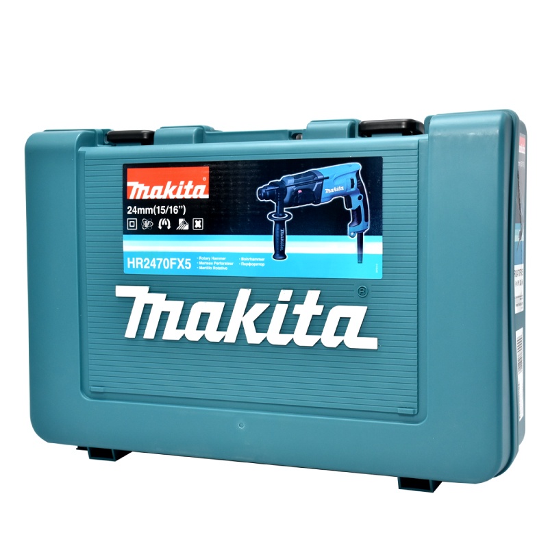 MAKITA HR2470FX5 24มม.(15/16") Rotary Hammer, SDS‑PLUS bits - สว่านโรตารี่ SDS-plus 3 ระบบ Makita รุ่น HR2470FX5