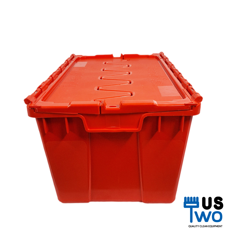 ลังพลาสติกทึบ ฝาพับคู่ 35 ลิตร