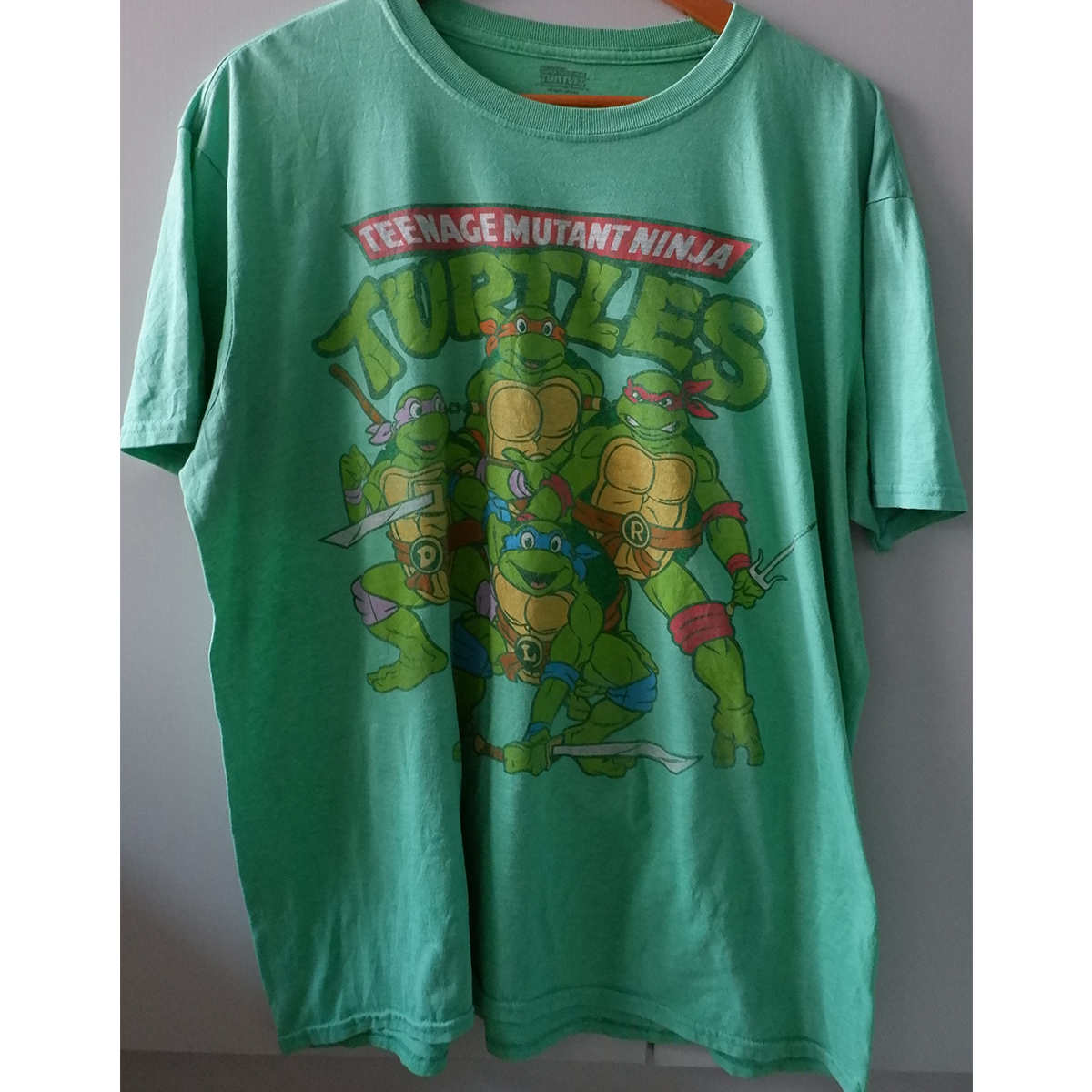 เสื้อยืดวินเทจมือสอง Vintage T-Shirt ลายการ์ตูน เต่านินจา Teenage Mutant Ninja Turtles มือสอง