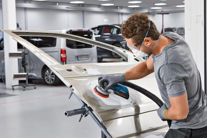 BOSCH GEX 18V-125 Cordless Palm Orbital Sander (Tool only, without battery and charger) - เครื่องขัดกระดาษทรายไร้สายกลมแบบโคจร BOSCH รุ่น GEX 18V-125 (ไม่มีแบตเตอรี่ ไม่มีแท่นชาร์จ)- 0601372201