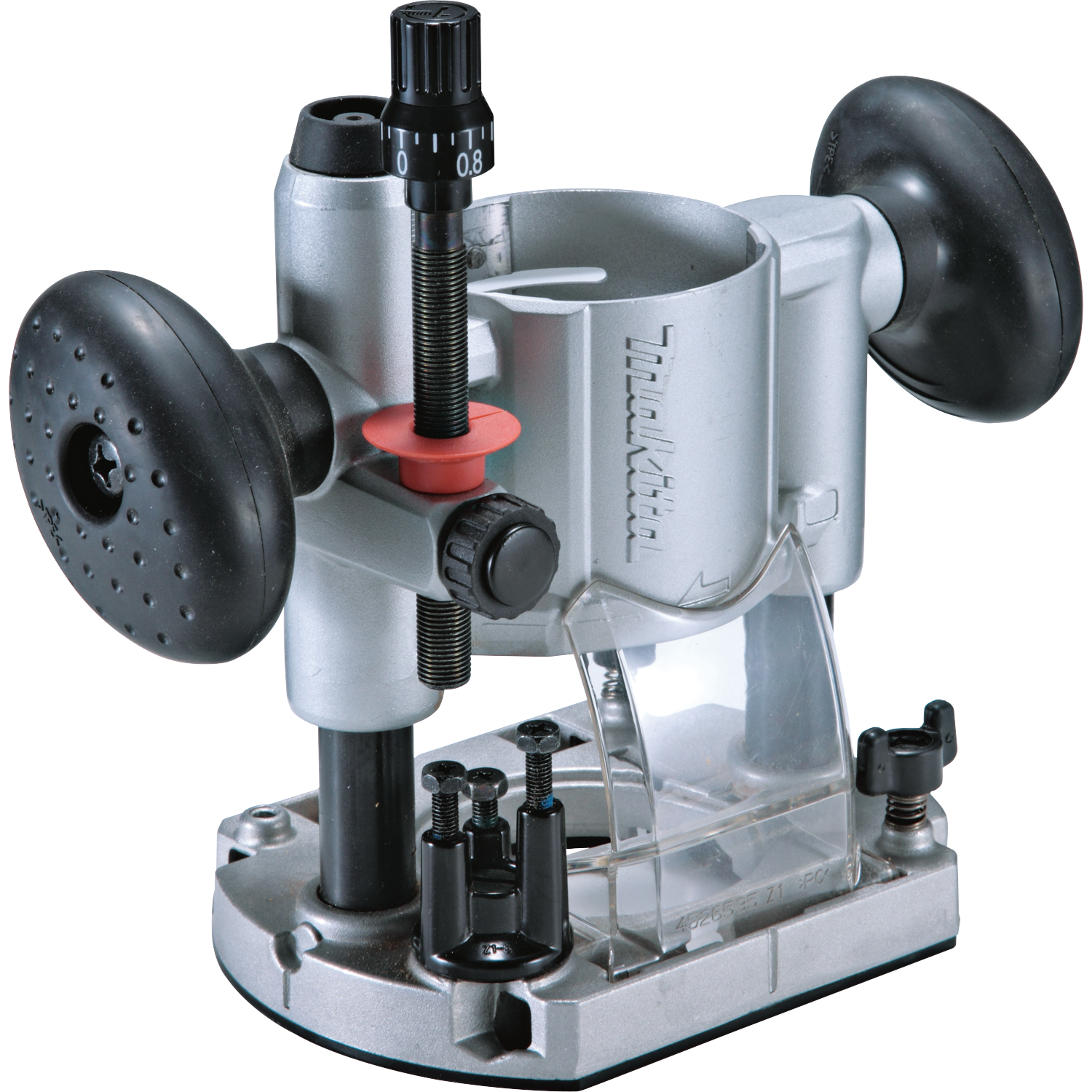 MAKITA 195563-0 PLUNG BASE Accessory Option for Makita Trimmer DRT50Z, RT0700C and RT0701C - ชุดอุปกรณ์เสริมเสื้อทริมเมอร์/เครื่องเซาะร่อง MAKITA รุ่น 195563-0 สำหรับทริมเมอร์ DRT50Z, RT0700C หรือ RT0701C