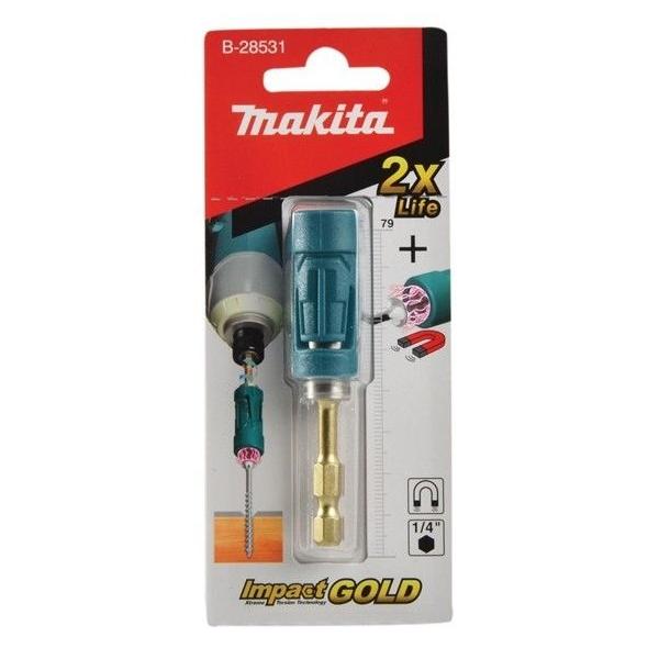 MAKITA B-28531 ULTRA MAG TORSION BIT HOLDER - ก้านดอกไขควงพลังแม่เหล็ก มากีต้า รุ่น B-28531