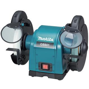 MAKITA GB801 8-inch (200มม.) Double-Wheeled Bench Grinder- เครื่องมอเตอร์หินไฟขนาด 8 นิ้ว (200มม.) มากีต้า รุ่น GB801