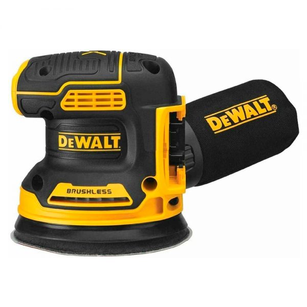 DEWALT DCW210N-KR 18V XR Brushless 5-inch/ 125mm Random Orbit Sander (Tool only, without battery and charger) - เครื่องขัดกระดาษทรายโคจรกลม ไร้สายขนาด 125มม./ 5 นิ้ว ดีวอล์ท รุ่น DCW210N-KR (ไม่มีแบตเตอรี่ ไม่มีแท่นชาร์จ)