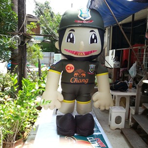 มาสคอตเป่าลม