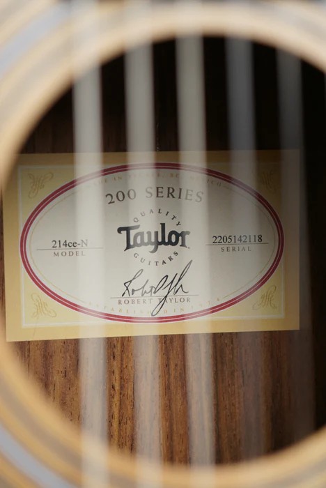 Taylor + Label Acoustic 214 ce