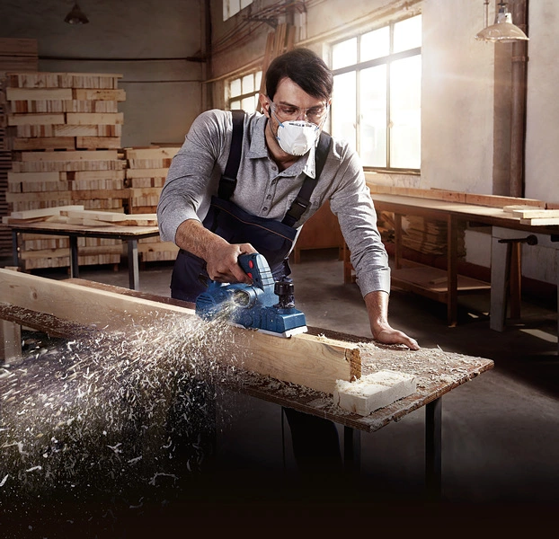 BOSCH GHO 6500 Corded 3-1/4 Inch Wood Planer - กบไสไม้ไฟฟ้าขนาด 3-1/3 นิ้ว บ็อช รุ่น GHO 6500