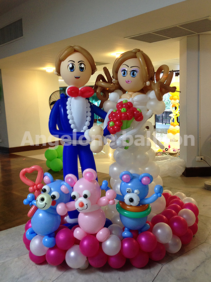 ตุ๊กตาลูกโป่ง บ่าว-สาว